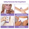 Epilator Professional Painless Hair Removal Kit Laser Touch USB Rechargeable Women Body Face Leg Bikini Hand Shaver Remover220422