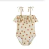 Barn Badkläder Flickor Simma i ett stycke Baby Flickor Designerkläder Söt Princess Baddräkt Barn Bikini Bad Simning Strandkläder