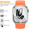 Casi Protezione schermo per Apple Watch Series 7 41mm 45mm, TPU HD Trasparente, Anti-graffio, senza bolle, Accessori per orologio