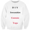 DIY ANPASSEN GEMACHT 3D Gedruckt Streetwear Hoodie Frauen Männer Langarm Casual Sport Sweatshirt Junge Mädchen Herbst Pullover Tops 220713