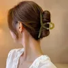 S3038 Fashion Jewelry Plastic Hairpin For Women Big Hair Clip Bobby Pin Lady Girl Retro Jelly Color Barrette Back Head Shark Clip Hair Accessories