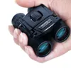 HD 40X22 Portable Zoom Powerful Binoculars Long Range Telescope Folding Low Light Night Vision Binoculars for Hunting Camping