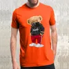 Men039s T-Shirts Maske Teddybär Print Unisex Schwarz T-Shirt Herren T-Shirt Übergroße Grafik Kurzarm 100 Baumwolle T-Shirt Mann T2799475