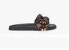 luxury sandals women slipper men slides leather sandal womens Hook & Loop casual shoes 35-42 with box and dust bag