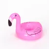 PVC şişme bardak tutucu Flamingo coaster şişme su ürünü Yüzen içecek bardaklığı