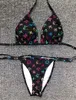 22SS Tasarımcı Mayo Kadınlar Vintage Thong Micro Cover Up Kadın Bikini Setleri Mayo Basılı Mayo Takımları Yaz Plajı Giyim Yüzme Takım