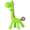 Cute Giraffe Teether Safe Silicone Teether Stick Baby Fawn Teether