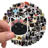 100PCS / pack Skateboard Stickers Graffiti Black Cat para coche Laptop iPad Bicicleta Motocicleta Casco Guitarra PS4 Teléfono nevera Calcomanías PVC botella de agua Etiqueta