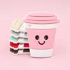 Baby Silicone Teethers Cute Coffee Cup Design Teething Toys BAP Free Soft Chewable Soothers Shower Gifts