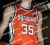 James Yeni Syracuse Basketbol Forması 33 Elijah Hughes Buddy Boeheim Derrick Coleman Marek Dolezaj NCAA Jersey Turuncu Beyaz İşlemeli Dikişli