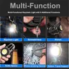 Head lamps LED Flashlight Work Light Portable COB Pocket Flashlight Keychains USB Rechargeable Outdoor Camping Lamp with Corkscrew