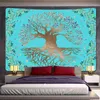 Tree of Life Home Art Wall Carpet Bohemian Decorative Hippie Yoga Mat LargeサイズシートソファブランケットJ220804