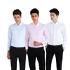 Men's Casual Shirts 8xl Plus Size Large Men Turndown Collar Long Sleeve Non-Iron Dress Striped With Chest Pocket Regular Fit Male TopsMen's