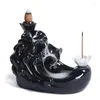 Lâmpadas de fragrância Plug-in Incense Burner Table Acessórios Retro Style Indoor Statuette que ajuda a dormir e acalma os nervos