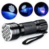 UV-LED-Taschenlampe, 21 LEDs, 395 nm, ultraviolette Taschenlampe, Schwarzlicht-Detektor für Hundeurin, Haustierflecken und Bettwanzen, Outdoor-Taschenlampe