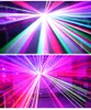 Proiettore di effetti di luce laser a forma di ventaglio RGB a 6 occhi Modalità audio DMX per DJ Disco Party Bar Lampada per le vacanze di Natale Luce da palco