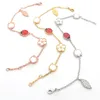 Luxe designer sieraden Damesarmbanden Mode mannen en vrouwen kettingen Stijl bloemriem diamanten armbanden speciaal ontworpen voor j5525002