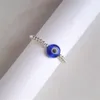 Fashion Evil Eye Zmniejszenie ciśnienia Pierścień z koralikami dla kobiet Znakomity odpoczynek lęk Fidget Medytacja Regulowana Pierścienie Biżuteria