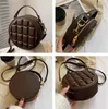 2022 Hot Pu Leather Small Round Bag Wallet Mashion Massion Assocesing Evening Bag Bresbyopic Presenger Messenger Women Lady Sac A Main