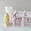 Eternal Love Body Candle Silicone Mold for Handmade Desktop Decoration Gypsum Epoxy Resin Aromatherapy Mould 220721