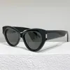 Marka Oficjalna strona internetowa męskie i damskie luksusowe okulary przeciwsłoneczne s506 płyta kota oka rama fajna styl