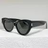 Merk officiële website heren en dames luxe zonnebril s506 bord katten oog frame cool styling ontwerp dagelijkse catwalk mode foto eerste keuze met originele doos