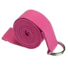Party Favor 1,8 mx3,8 cm STRAPE DE YOGA DU COTON DURABLE COTTON BANDE DRANT RINGable D-Ring offre une flexibilité pour le yoga Stretch Pilates