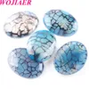 Natural GemStone Dragon Agates Beads 30x40mm 5Pcs/lot mixed oval cabochon Ring Earrings Jewelry accessories bead diy BU809
