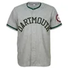 Xflsp GlaC202 Dartmouth Big Green 1959 Road Jersey Custom Men Women Youth Baseball Jerseys Any Name and Number Double Stitched Jersey