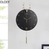 Wall Clocks Large Clock Living Room Home Natural Rock Silent Decor Modern Design Farmhouse