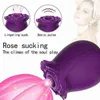 NXY vibrateurs adulte Mini Silicone Clitoris sucer masseur chatte Clitoris modèle Roses sucer Sex Toy femmes Rose 010627536516080