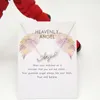 Letter Angel Pendant Angel Collarbone Short Necklace