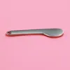 Böjda kosmetiska skedar Spatula Scoops Makeup Mask Spatulas Facial Cream Spoon SN4663