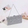 Style populaire diamant sac à bandoulière à la mode femmes maquillage stockage téléphone portable dîner sac de mariage dîner sacs à main