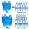 1 Pc 5L/10L Foldable Multifunction Car Water Tank Outdoor Camping Travel Water Bag Sports Cycling Mountaineering Waters Bucket