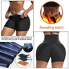 Sauna-Schwitzhose mit hohem Bund für Damen, Taillentrainer, Korsett, Bauch, Bauch, Shapewear, Workout, Yoga, Legging, Schlankheits-Körperformer