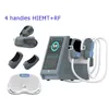 High Intensity Focused Electromagnetic Hiemt Slimming Air Cooling 4 Handles EMS RF Neo Muscle Building Stimulator Buttock Lifting Machine