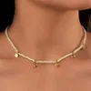 Chokers Zomer Boheemse kralen Kettingen Kleine ronde zaad Trendy Holidays Sea Beach Choker Sieraden voor Womens Girlschokers