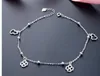 アンクレットドロップ配達2021 Miqiao Bracelet Ankle Women 925 Sterling sier Foot Body Chain on Leg Ladies Jewelry Love Simple Su7674465