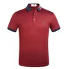 Designer polo camisas homens luxo polos casual mens camiseta snake bee letra cópia bordado moda homem de rua alto tee xxxl