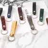 Colorful Real Leather Keychain Men Belt Waist Hanged Keyring Creativity Personality Gift for Promotion