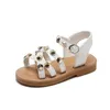 Mädchen Gladiator Sandalen Kinder Schuhe 2021 Sommer Strand Schuhe Helle Weben Prinzessin Weiche Casual Schuh Kinder Römischen Sandalen Fuß G220418