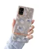 삼성 A73 시리즈 휴대 전화 쉘 A53 양면 필름 A33 전기 도금 투명한 S22 꽃 New Spot에 적합한 전화 케이스