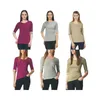 Tasarımcılar Kadın Tişört Klasik Şeker Renkli Düzenli Macarons Dalgası N Tees Tişörtler T gömlek o boyun çizgili kısa kollu üstler Yaz Asya Boyutu S-XXL NZ Toptan