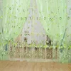 Tenda Tende Floreale Tulle Voile Porta Finestra Drappo Pannello Sheer Sciarpa Mantovane Divisori Tende Soggiorno DecorTenda