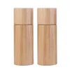 Wooden Salt and Pepper Grinder Set, Manual, 6" for Seasoning, Cooking, Serving, Dining - Gift Mom C0427