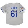 QQQ8 Air01 1981 Retro Chan Ho Park Jersey 32 Sandy Koufax 45 Pedro Martinez 33 Eddie Murray 10 Ron Cey 43 Raul Mondesi Pedro Guerrero Don Sutton