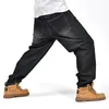 EBAIHUI hommes Denim pantalon ample Streetwear jean Hip Hop décontracté impression Skateboard pantalon pour hommes grande taille pantalon