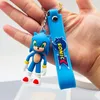 Cute Sonics Doll Cartoon Keychain Toys Color Resin Doll Ladies Bag Pingente Acessórios Car Key Chain Ring Charm Presentes Criativos