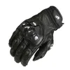 MEN039S LEDERINGS FURYGAN AFS 6 MOTORFICTIE Globes Zwart Moto Racing Gloves Bicycle Cycling Motor Riding Glove Dames221M2620393